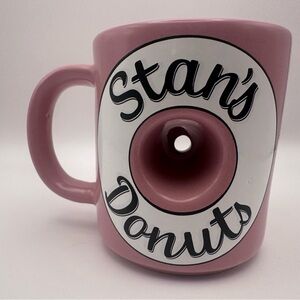 Stan’s Donuts Pink Donut Hole Coffee Mug